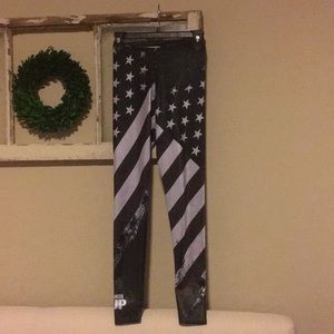 Ranger Up American flag workout pants